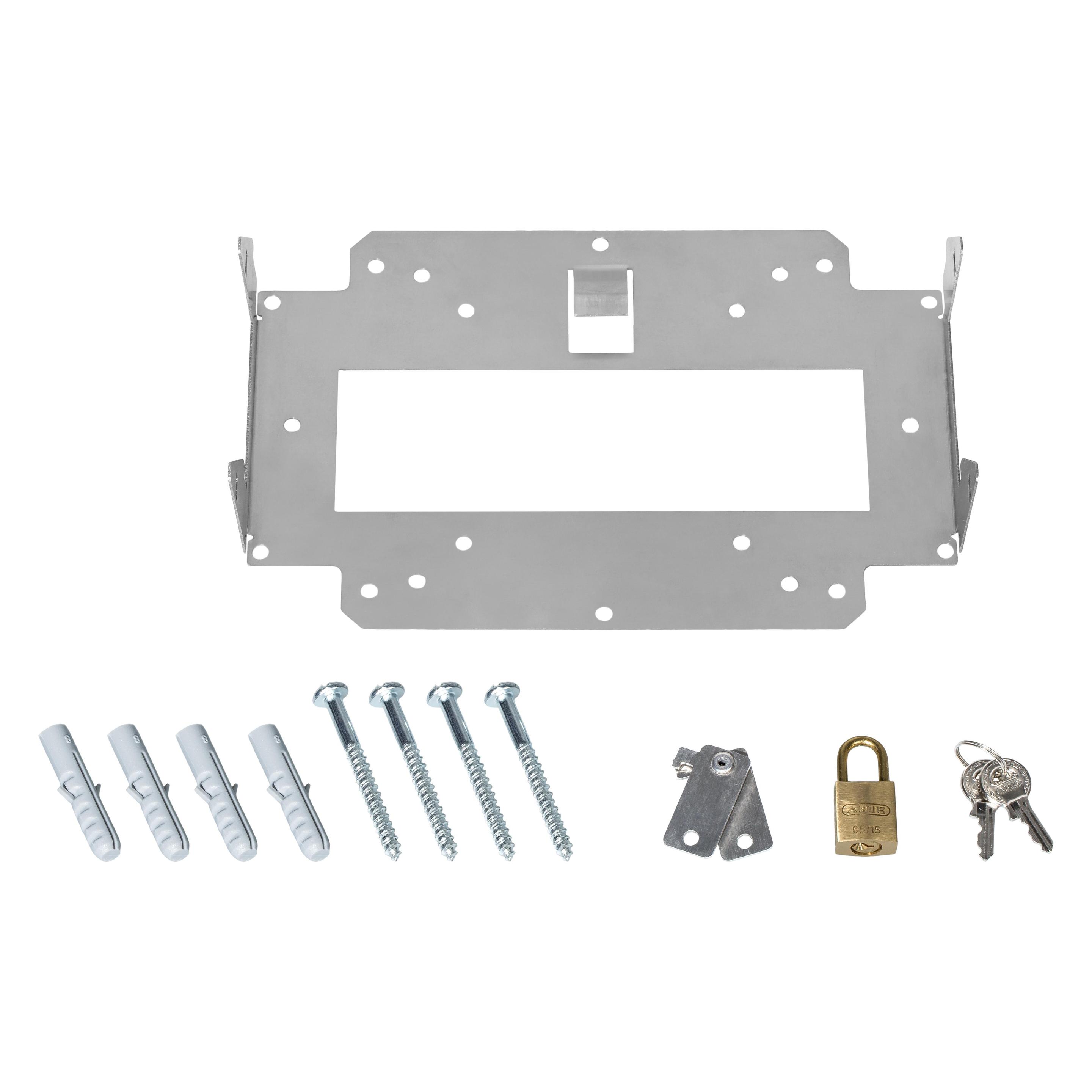 Lancom Systems Wall Mount + Lock LN, Bulk 10 MIT Vorhängeschlösser (61338)