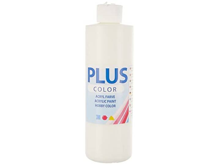 Creativ 39437 Plus Color Acrylverf, Craft Paint - Off White - 1 Fles van 250 ml