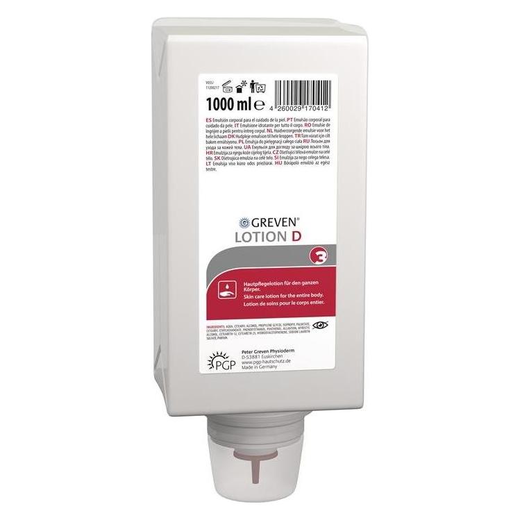Greven Hautpflegelotion LOTION D 1l O/W (Körperlotion, 1000 ml) (12905054)