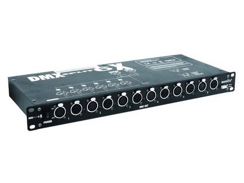 Eurolite DMX Split 6X DMX Splitter 6-Kanal 19 Zoll-Bauform