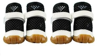 Uplift Treasures Breathable Anti Slip Summer Dog Shoes black l