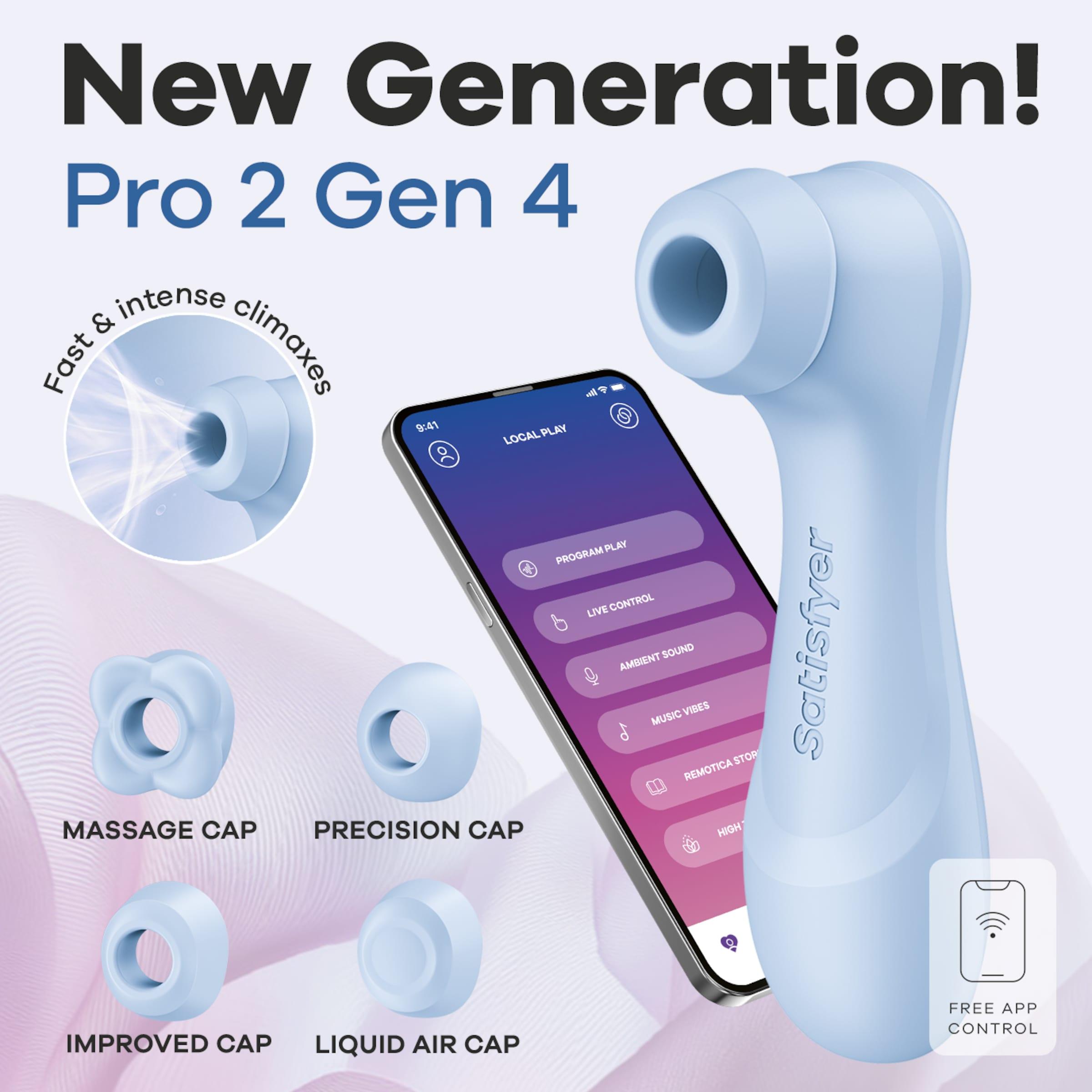 Satisfyer ‘Pro 2 Generation 4 Connect App’, 16,5 cm
