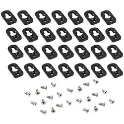 Hammond Electronics 1557FOOTBK-24 Montagefuß ABS Schwarz 24 St.