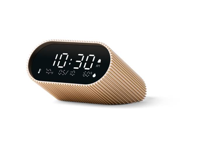 Lexon Wecker Ray gold B 9 cm