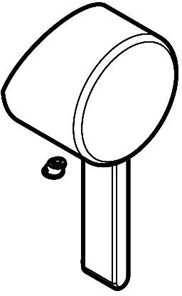 Hansgrohe Griff Axor Steel 35093800