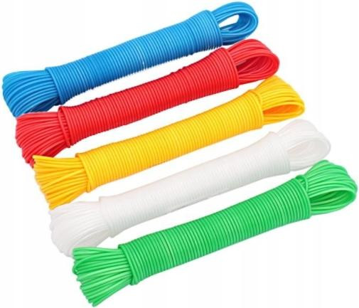 MEDFAR Gecoate sterke waslijn, 15 meter, kleurmix