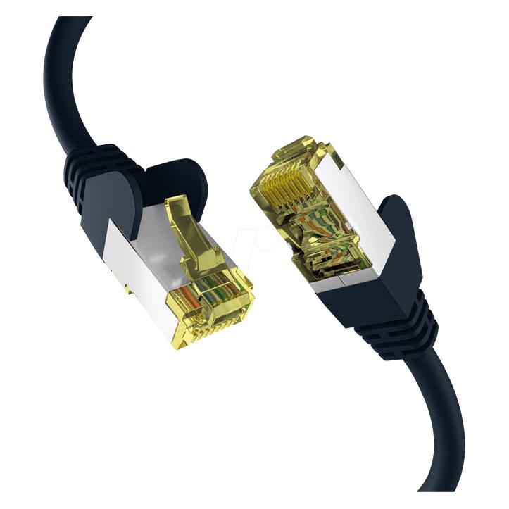 EFB Elektronik CAT6A BLACK 0.15M PATCH CORD (S/FTP, CAT6a, 0.15 m) (EC020200031)