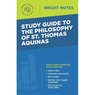 Study Guide to The Philosophy of St Thomas Aquinas, Taschenbuch von , Dexterity, 978-1-64542-438-3