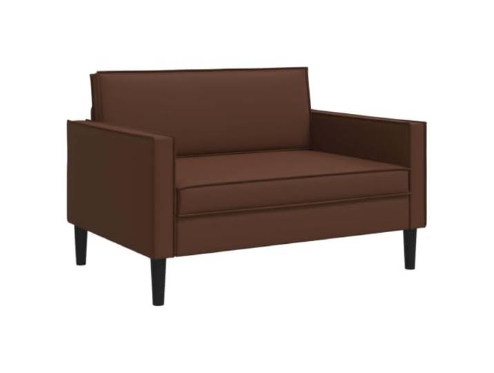 HFXHIJXQ XXL Sessel Braun Kunstleder Polstersessel Modern 130x84x91cm Bequemer Relaxsessel mit weicher Schaumstoffpolsterung und pflegeleichtem Kunstleder für Wohnzimmer und Schlafzimmer.