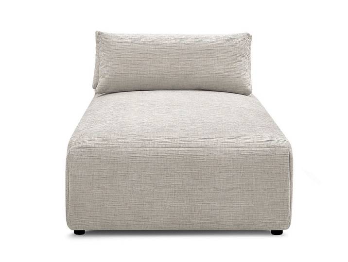 Récamière BOBOCHIC JANA Stoff mit Textur beige