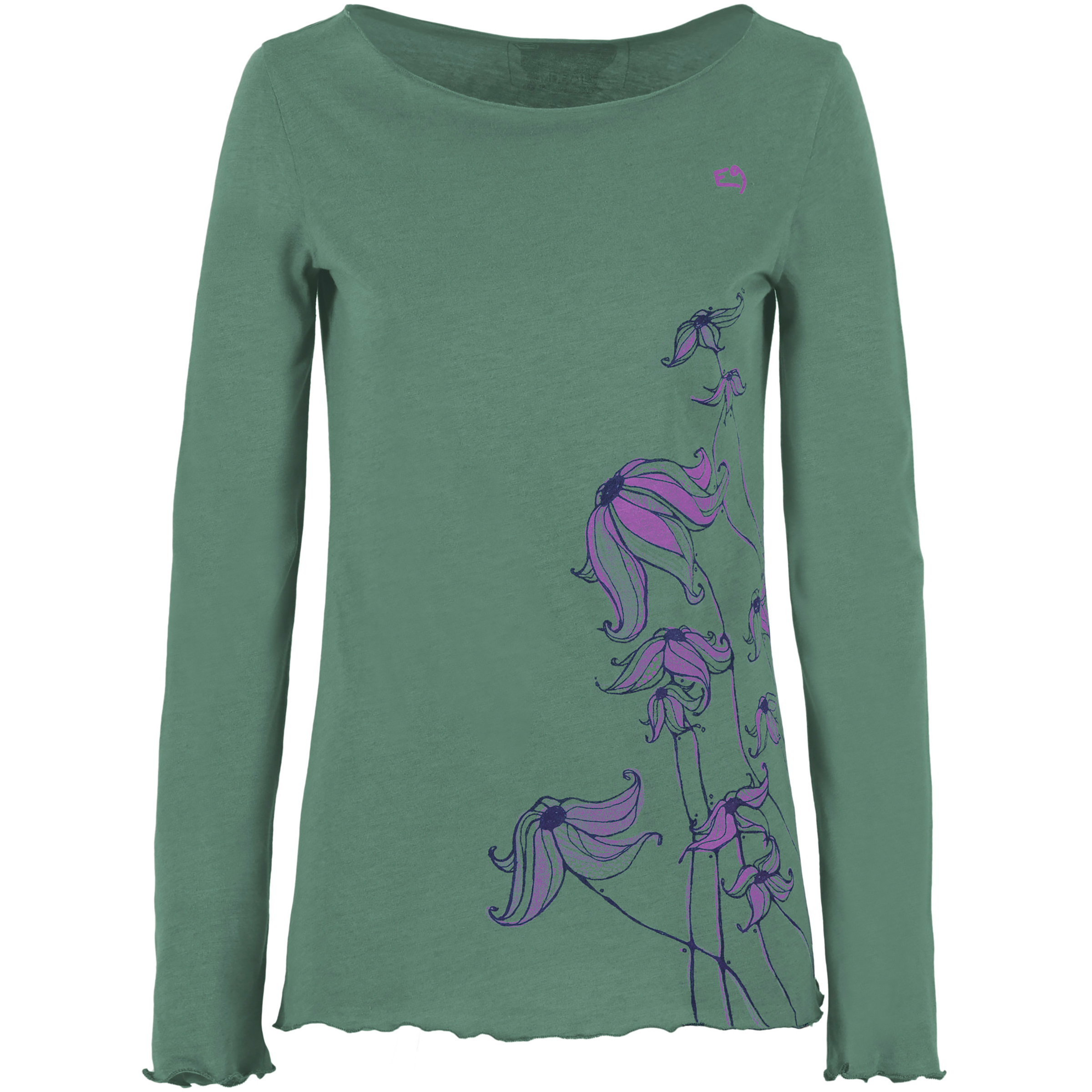 E9 Sibilla Damen Longsleeves gruen Größe S Bouldern | Lifestyle Elastisch