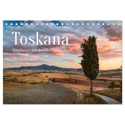Toskana - Emotionen aus dem Bel Paese (Tischkalender 2027 DIN A5 quer), CALVENDO Monatskalender