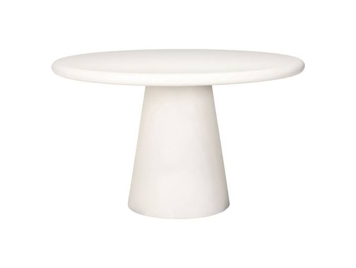 Esstisch Bloomstone Ø130 cm White – organisches Design Richmond