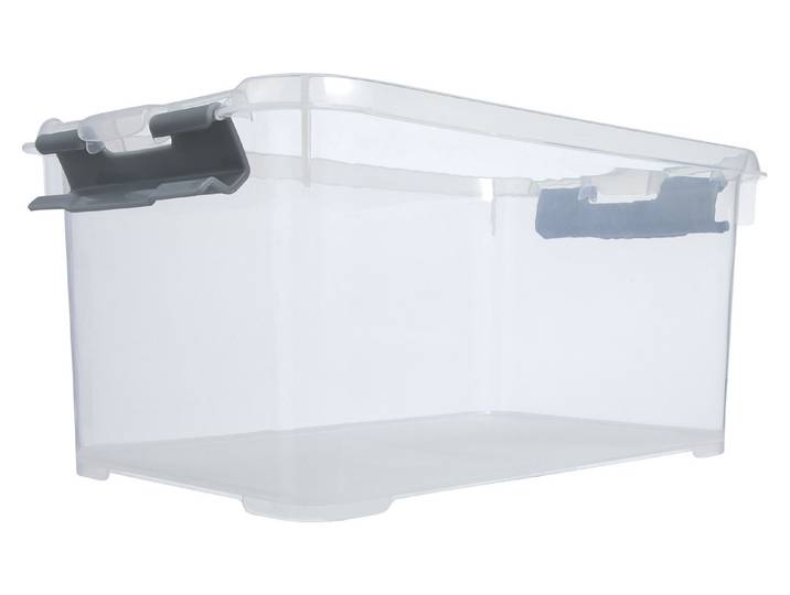 Curver Handy+ Box Transparent-Silber 15 × 19.4 × 29.4 6 l