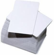 ZEBRA Cartões Brancos em PVC