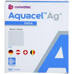 Aquacel 10x10 Extra Ag+ 10 ST
