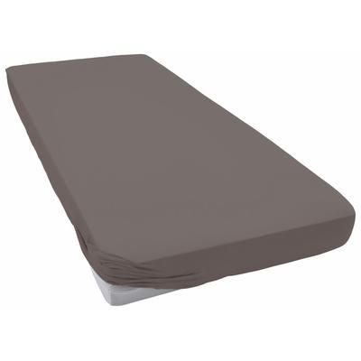 Bettlaken ESTELLA "Feinjersey", grau (grafit), L:200cm, Jersey, Obermaterial: 100% Baumwolle, Bettlaken, Bettlaken, Rundumgummi