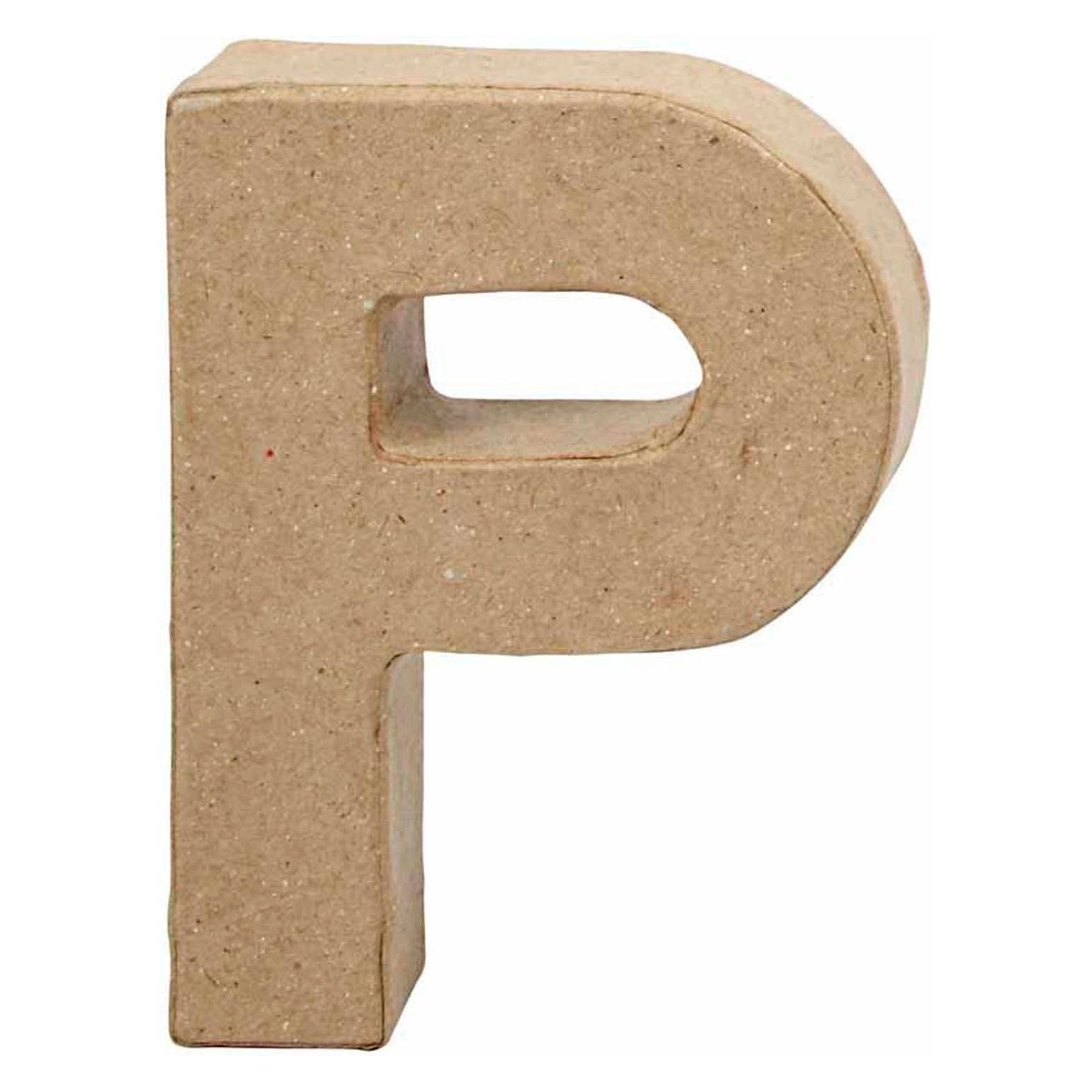 Creativ Company Letter Papier-maché Klein - P (5707167567289)
