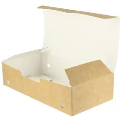 MONOUSO - Fritierbox aus Kraftkarton 20x10x5cm (375 Stück)