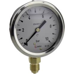 ICH Manometer 63R-1.MGE Anschluss (Manometer): Unterseite -1 bis 0 bar Außengewinde 1/4 1 St.