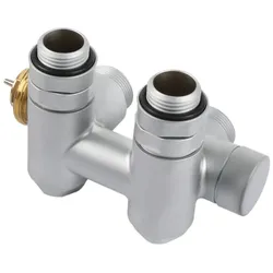 Terma Thermostat-Verbundeckventil 50mm mit Anschlussmöglichkeit für Heizpatronen CYLINDER; rechts; G TGZTST021