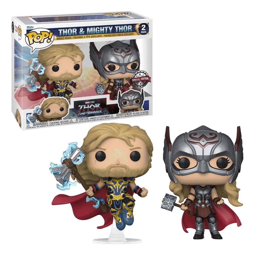 Funko POP! Thor Love Thunder : Thor / Mighty Thor 2PK EXM (46236)