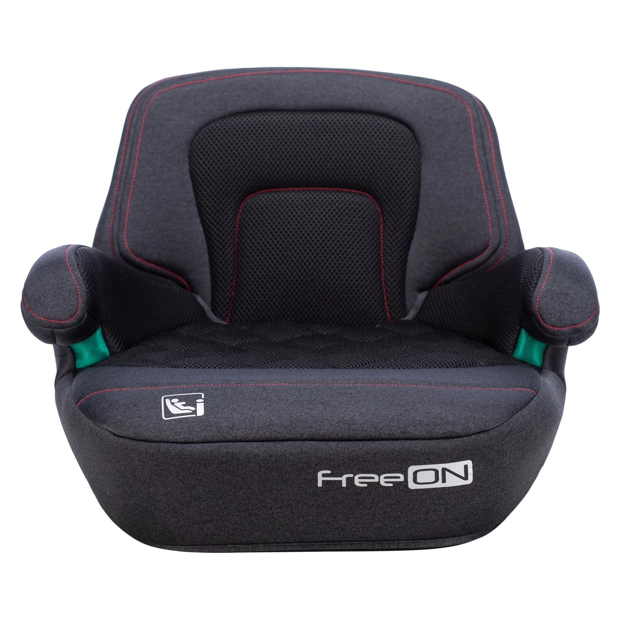 FreeON Cosmo Plus i-Size Sitzerhöhung 125-150 cm, Schwarz (Kindersitzerhöhung) (156580)