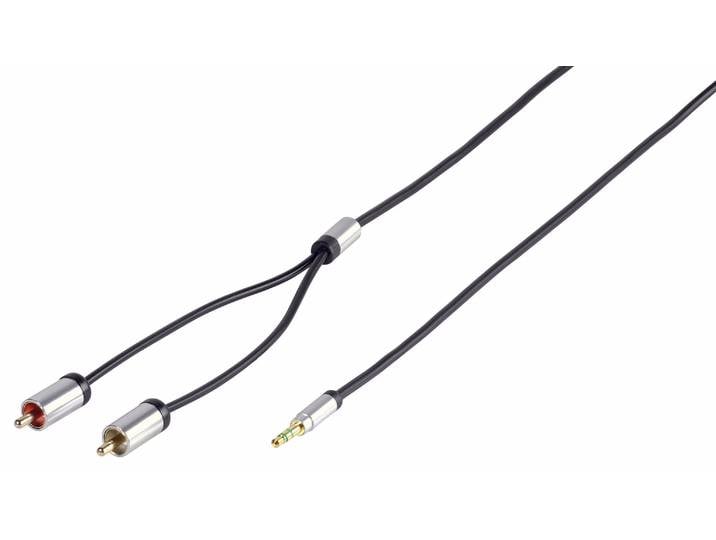 Vivanco Premium Audio Kabel Cinch/Klinke, 1.2m – Audio Kabel/AUX Kabel