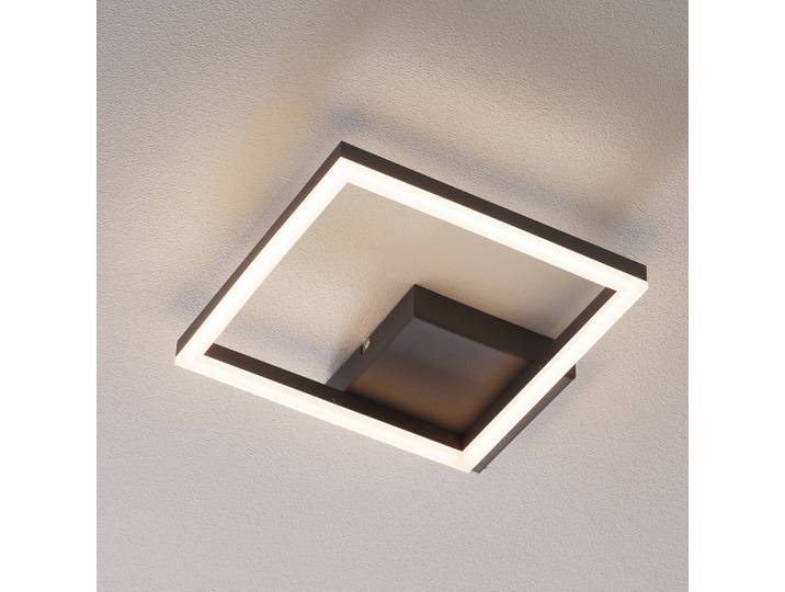 Fabas Luce LED Deckenleuchte Bard, dimmbar, schwarz, für Wohn- / Esszimmer, Metall, Modern