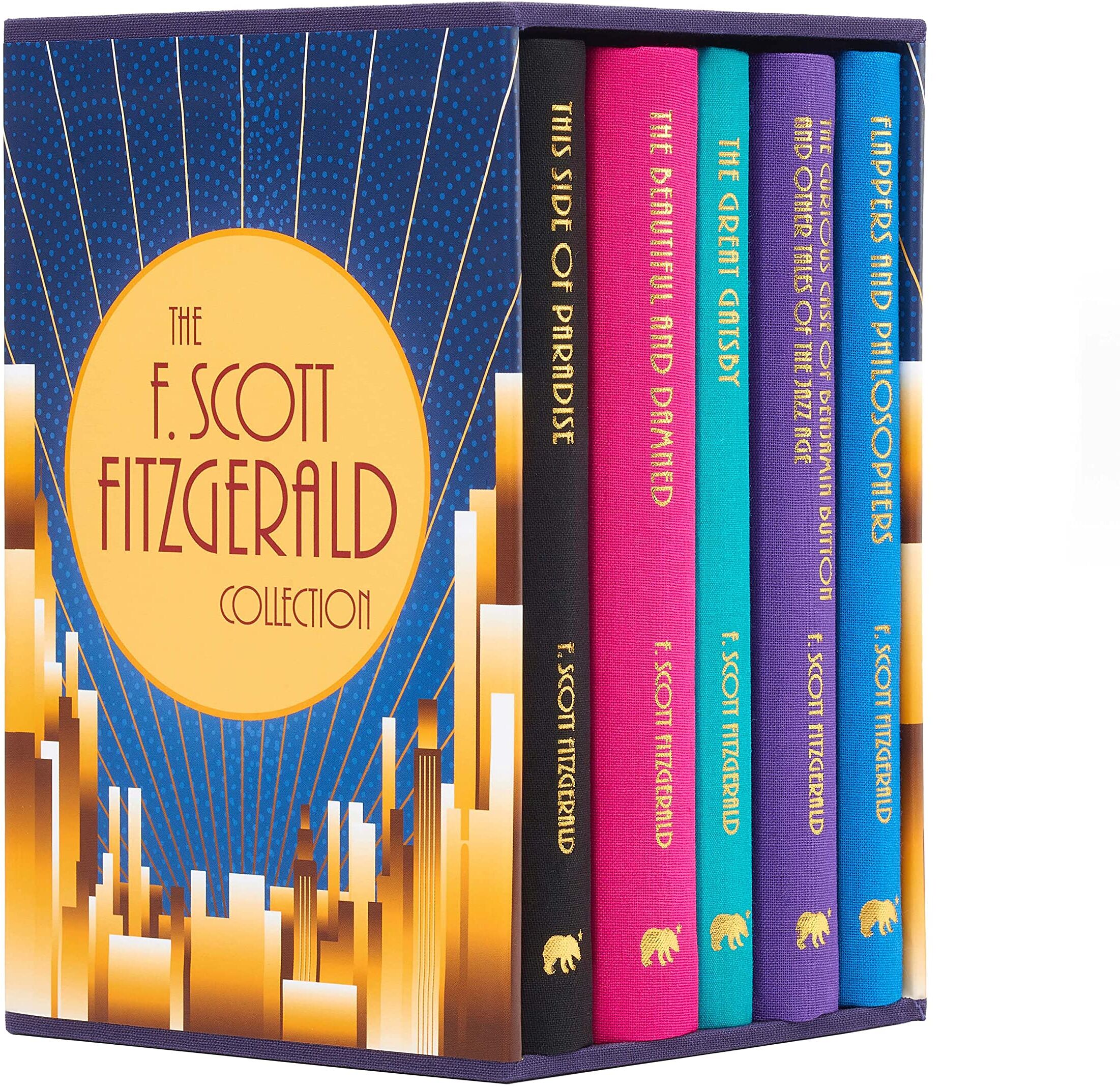 Arcturus F. Scott Fitzgerald Deluxe 5 Volume Box Set by F. Scott Fitzgerald – Classic Literary Collection