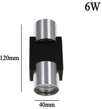 Friendly Fresh Finds Modern LED Wall Lamp Aluminum Indoor Lighting For Bedroom Living Room 6w cool White(5500 7000k)