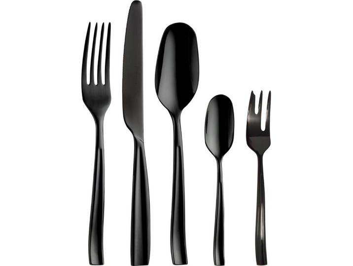 PINTINOX Besteck-Set Infinito Treasure (30-tlg), 6 Personen, Edelstahl 18/0, Optik Glänzend PVD Beschichtung