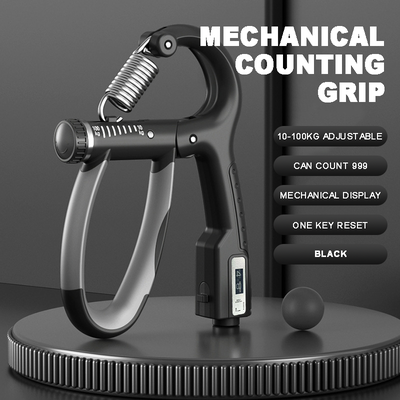 Adjustable Arm Strength Bar, Hand Training Gear, Grip Strength Professional, Finger Exercise Tool mechanical Black
