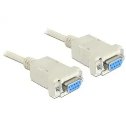 DeLOCK Sub-D9 3m Serien-Kabel Beige