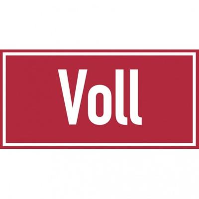 König Werbeanlagen Dreifke® Hinweisschild, Voll, 100 x 200 mm, Magnetfolie - 200x100x0.6 mm Magnetfolie