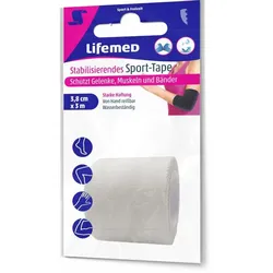 Lifemed Stabilisierendes Sport-Tape, 3 m x 3,8 cm, farbig sortiert 120 Stück