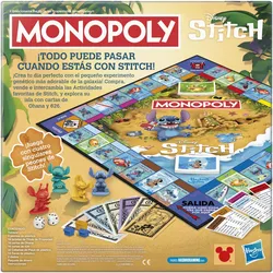 Hasbro Spanish Disney Stitch Monopoly game (Englisch, 2 - 4 Spieler)