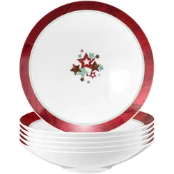 Seltmann Life Christmas Pasta- / Suppenteller, Teller, Mehrfarbig