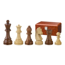 Philos Schachfiguren - Artus - Holz - Staunton - Königshöhe 65 mm 242007