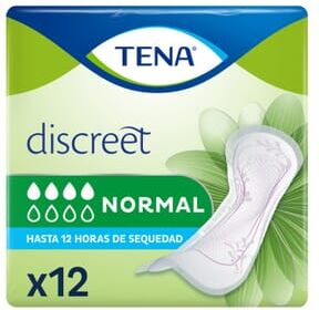 Tena Lady Discreet Pensos Higiénicos Incontinência Normal 12 Unds
