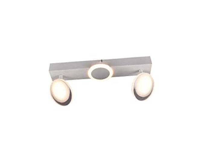 Brilliant Lampe, Meriza LED Spotbalken 2flg weiß, 2x LED integriert, 7W LED integriert, (900lm, 3000K), Köpfe schwenkbar