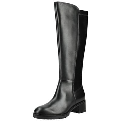 Stiefel GABOR "Gabor Stiefel Nappaleder", Damen, Gr. 37,5, Textil, schwarz, Nappaleder, Schuhe Stiefel