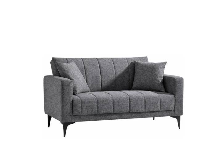 Sofa 2-Sitzer Romont 142 x 83 x 84 cm Hellgrau