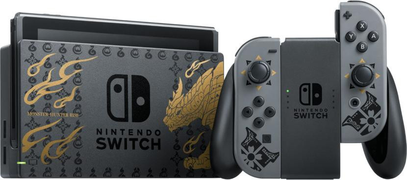 Nintendo Switch Monster Hunter Rise Edition, Grijs