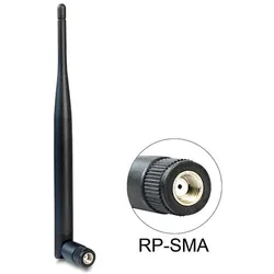 DELOCK WL-Antenne RP-SMA 5dBi Kippgelenk schwarz