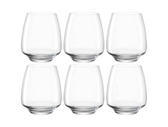 LEONARDO HOME Cesti 061968 Lot de 6 verres à eau\, passent au lave-vaisselle\, résistants aux chocs\, élégants et de qualité supérieure\, en verre\, adaptés à un usage quotidien\, 460 ml