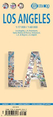 Borch Map - Los Angeles 1 : 17 000 / 1 : 60 000 - Preis vom 10.10.2026 11:48:34 h