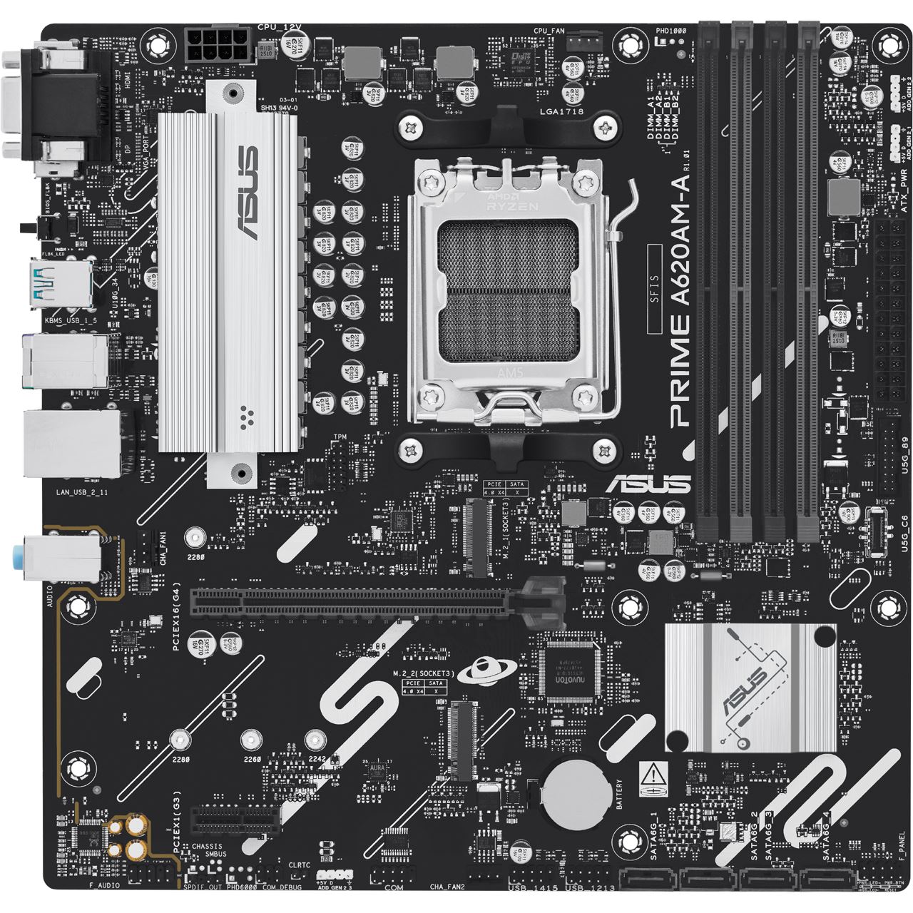 Asus Prime A620AM-A-CSM AMD A620A So.AM5 DDR5 µATX Retail