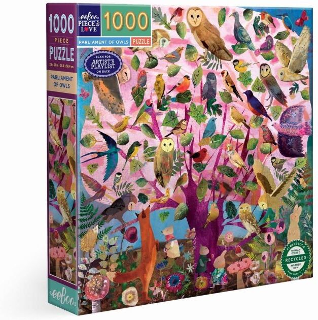 Puzzle 1000 pcs Parliament of Owls - Eeboo