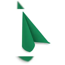 Plock GmbH Airlaid-Servietten Quicky - dunkelgrün - 1/4-Falz - 40 x 40cm - 800 Servietten